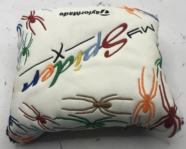 Taylormade My Spider X White Rainbow Mallet Headcover Good Putter Head Cover
