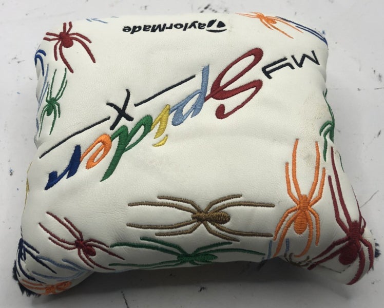 Taylormade My Spider X White Rainbow Mallet Headcover Good Putter Head Cover