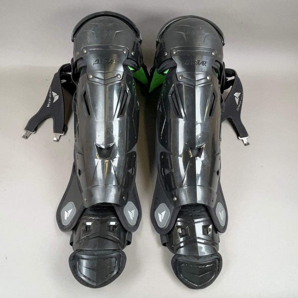 All-Star MVP PRO Senior 16.5"-17.5" Catchers Shin Guards