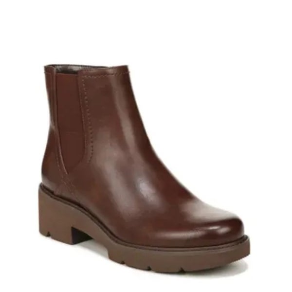 Naturalizer Cade I7182S1 Boot Women's US 9 Brown Leather Ankle Bootie TZP447