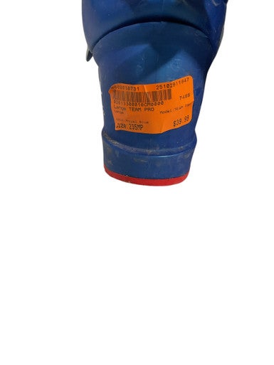 Used Lange TEAM PRO Boys DH Ski Boot Royal Blue 235 MP - J05.5 - W06.5 11847-S000030731