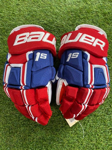 Montreal Canadians Senior Bauer Supreme 1S Gloves 13" Galchenyuk Pro Stock (New)