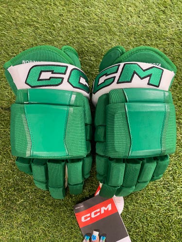 Green Senior CCM HG97 Gloves 14" Pro Stock (New)