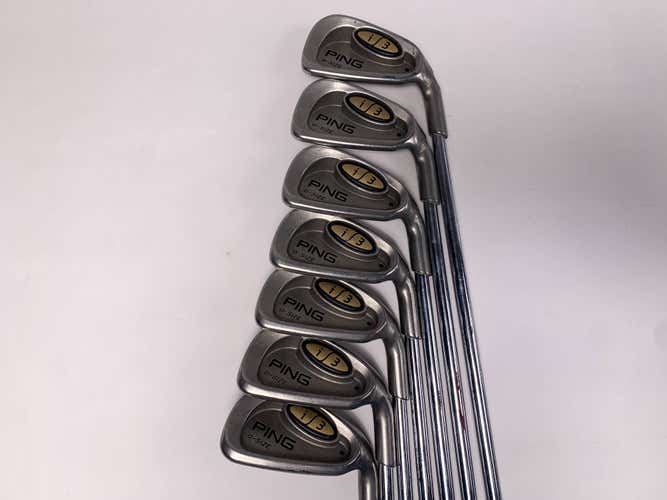 Ping i3 Oversize Iron Set 4-PW Black Dot Cushin JZ Stiff Steel Mens RH