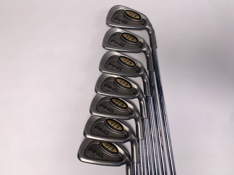 Ping i3 Oversize Iron Set 4-PW Black Dot Cushin JZ Stiff Steel Mens RH