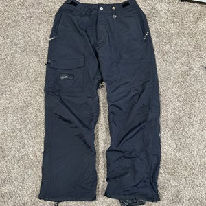 O’Neill Explore Series Snow Pants Mens L Black Snowboard Ski Lined