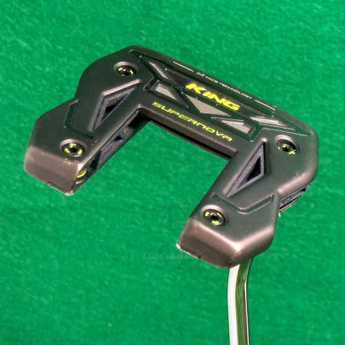 Cobra KING 3D Printed SUPERNOVA Black 34" SB Putter W/ Super Stroke & HC