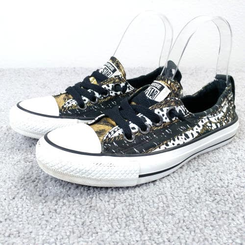 Converse All Star Chuck Taylor Shoreline Womens Size 5 Shoes Black Gold Sneakers