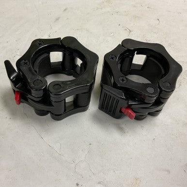 Used OLYMPIC LOCK-JAW COLLARS Exercise Accessory Other Black And Red 11855-S000193875