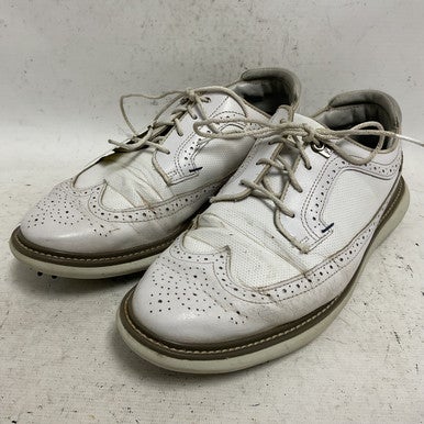 Used Foot Joy 57910 Mens Golf Shoes White Senior 9.5 11855-S000193870