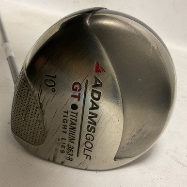 Used Adams Golf GT TITANIUM 363-R TIGHT LIES Mens Driver RH 10.0 Degree 11855-S000193865