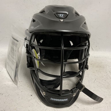 Used Warrior BURN Lacrosse Helmet Black MD 11855-S000193926
