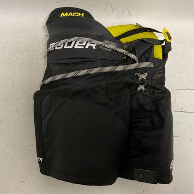Used Bauer SUPREME MACH Youth Pant Black And Optic Yellow SM 11855-S000193913