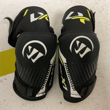 Used Warrior ALPHA LX PRO Youth Elbow Pads Black And Neon Green SM 11855-S000193912