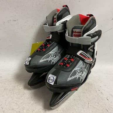 Used Bladerunner PHASER ADJ 2-4 Boys Softboot Skate White/Black/Red Adjustable 11855-S000193899