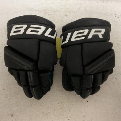 Used Bauer X Youth Gloves Black And Carolina Blue 8" 11855-S000193898