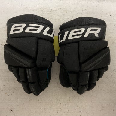 Used Bauer X Youth Gloves Black And Carolina Blue 8" 11855-S000193898