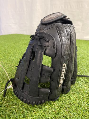 Black Wilson A2000 RH Softball Glove 12.5" (Used)