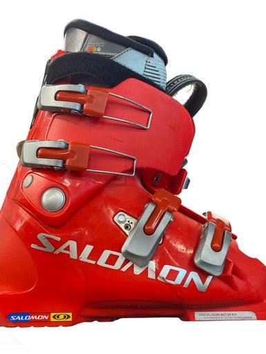 Used Salomon COURSE 70 Mens DH Ski Boot Red 250 MP - M07 - W08 11883-S000152223