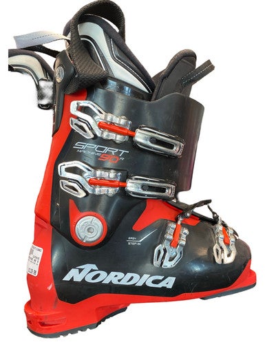 Used Nordica SPORT MACHINE 90 Mens DH Ski Boot Red 285 MP - M10.5 - W11.5 11883-S000153429