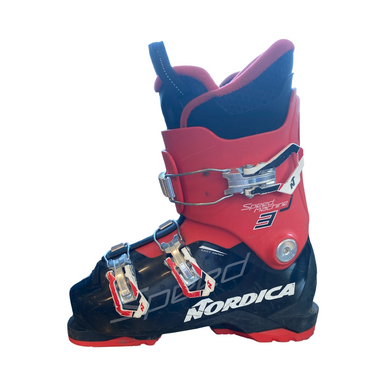 Used Nordica SPEED MACHINE 3 Boys DH Ski Boot Red 235 MP - J05.5 - W06.5 11883-S000153414