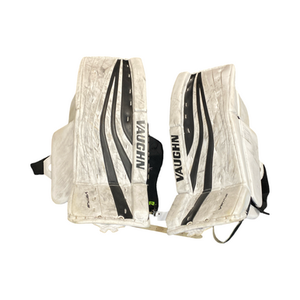 Used Vaughn VENTUS SLR JR Goalie Leg Pads Junior White 28 1/2" 11883-S000147860