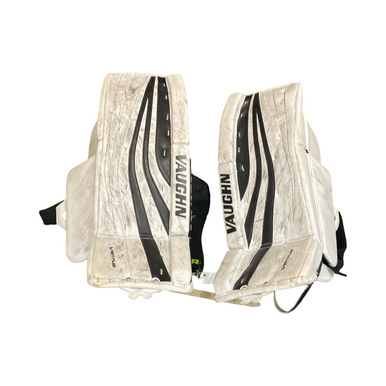 Used Vaughn VENTUS SLR JR Goalie Leg Pads Junior White 28 1/2" 11883-S000147860
