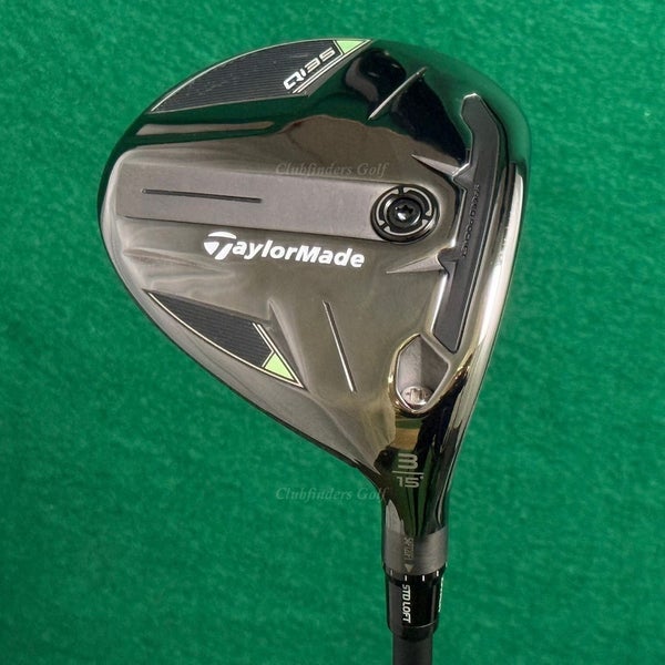 TaylorMade Qi35 15 Fairway 3 Wood Kai'li Blue FW 75-S Graphite Stiff w/ HC