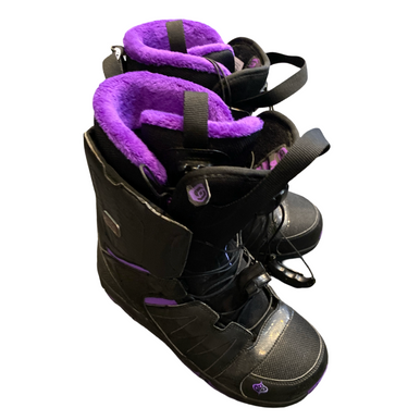 Used Salomon PEARL Mens Snowboard Boots Black Senior 10 11883-S000143032