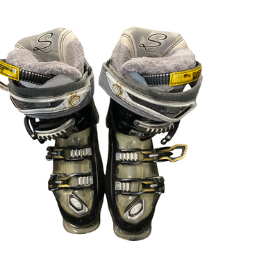 Used Salomon IDOL Womens DH Ski Boot Black 230 MP - J05 - W06 11883-S000139244