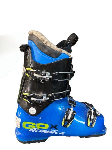 Used Nordica GDX Boys DH Ski Boot Royal Blue 250 MP - M07 - W08 11883-S000138987