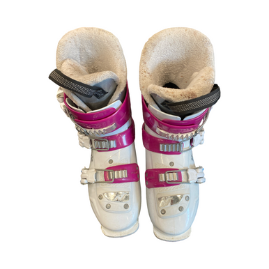 Used Nordica LITTLE Girls DH Ski Boot Pink 240 MP - J06 - W07 11883-S000142602
