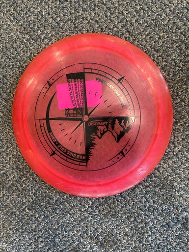 Used Discraft PARTY AT THE LAKE Disc Golf Driver Red 11883-S000137394