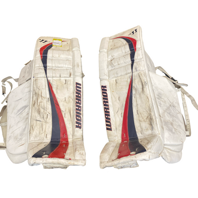 Used Warrior Goalie Leg Pads Senior White 37" 11883-S000141414