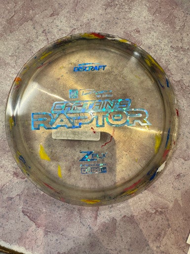 Used Discraft PAUL ULIBARRI CAPT RAPTOR Disc Golf Driver Royal Blue 11883-S000138783