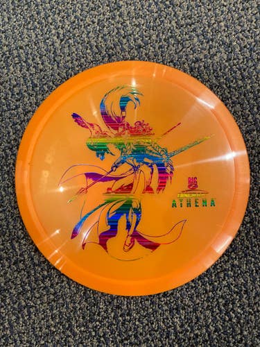 Used Discraft BIG Z ATHENA Disc Golf Driver Orange 11883-S000138743