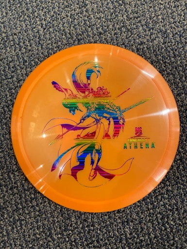 Used Discraft BIG Z ATHENA Disc Golf Driver Orange 11883-S000138743