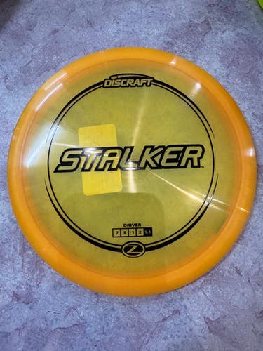 Used Discraft Z LINE STALKER Disc Golf Driver Gold 11883-S000138731