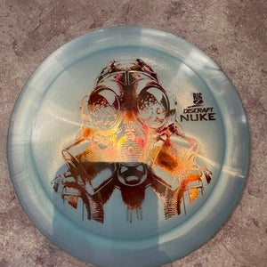 Used Discraft BIG Z NUKE Disc Golf Driver Royal Blue 11883-S000138714