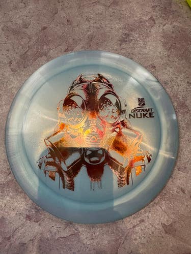 Used Discraft BIG Z NUKE Disc Golf Driver Royal Blue 11883-S000138714