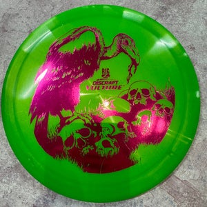 Used Discraft BIG Z VULTURE Disc Golf Driver Green 11883-S000138703