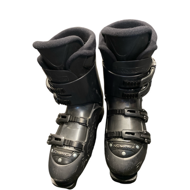 Used Nordica Mens DH Ski Boot Black 265 MP - M08.5 - W09.5 11883-S000153261
