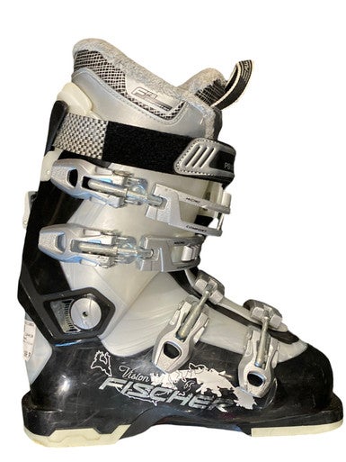 Used Fischer VISION Womens DH Ski Boot Black 235 MP - J05.5 - W06.5 11883-S000140300