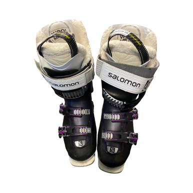 Used Salomon QUEST Womens DH Ski Boot Black 230 MP - J05 - W06 11883-S000138023