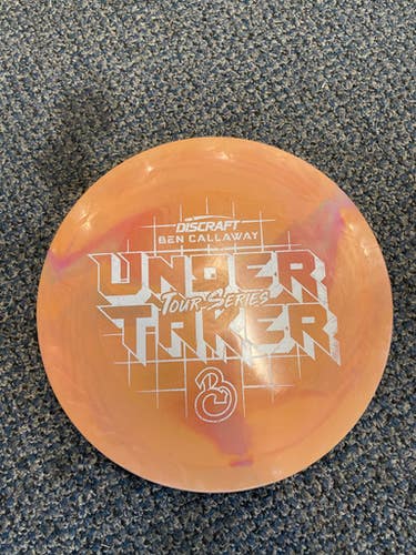 Used Discraft UNDERTAKER TOUR SERIES Disc Golf Driver Orange 11883-S000137767
