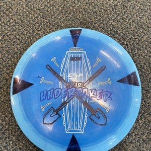 Used Discraft SWIRL UNDERTAKER Disc Golf Driver Royal Blue 11883-S000136382