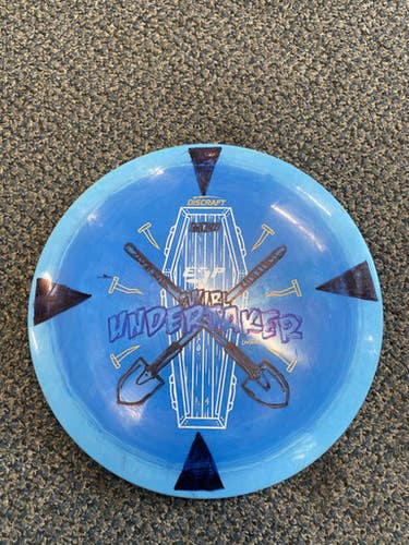 Used Discraft SWIRL UNDERTAKER Disc Golf Driver Royal Blue 11883-S000136382
