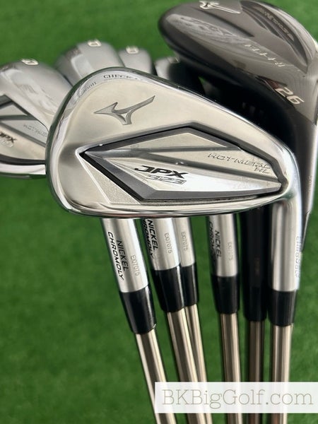 Ladies Mizuno JPX 923 Hot Metal Hybrid Iron Set 5h-G / Recoil F1 Graphite
