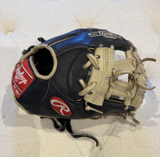 Gently Used - Rawlings Heart of the Hide Baseball Glove 11.25" (Used) - PROR882-7BC