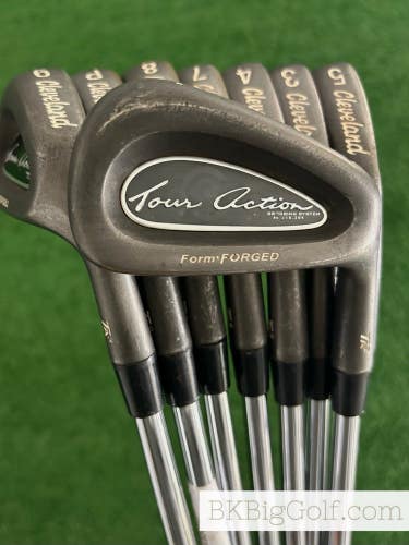 Cleveland Tour Action TA3 Gun Metal Black Forged Iron Set 3-P